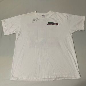 Vtg‎ John Ashley Force Father Like Daughter Faded Racing Shirt XL Signed NASCAR